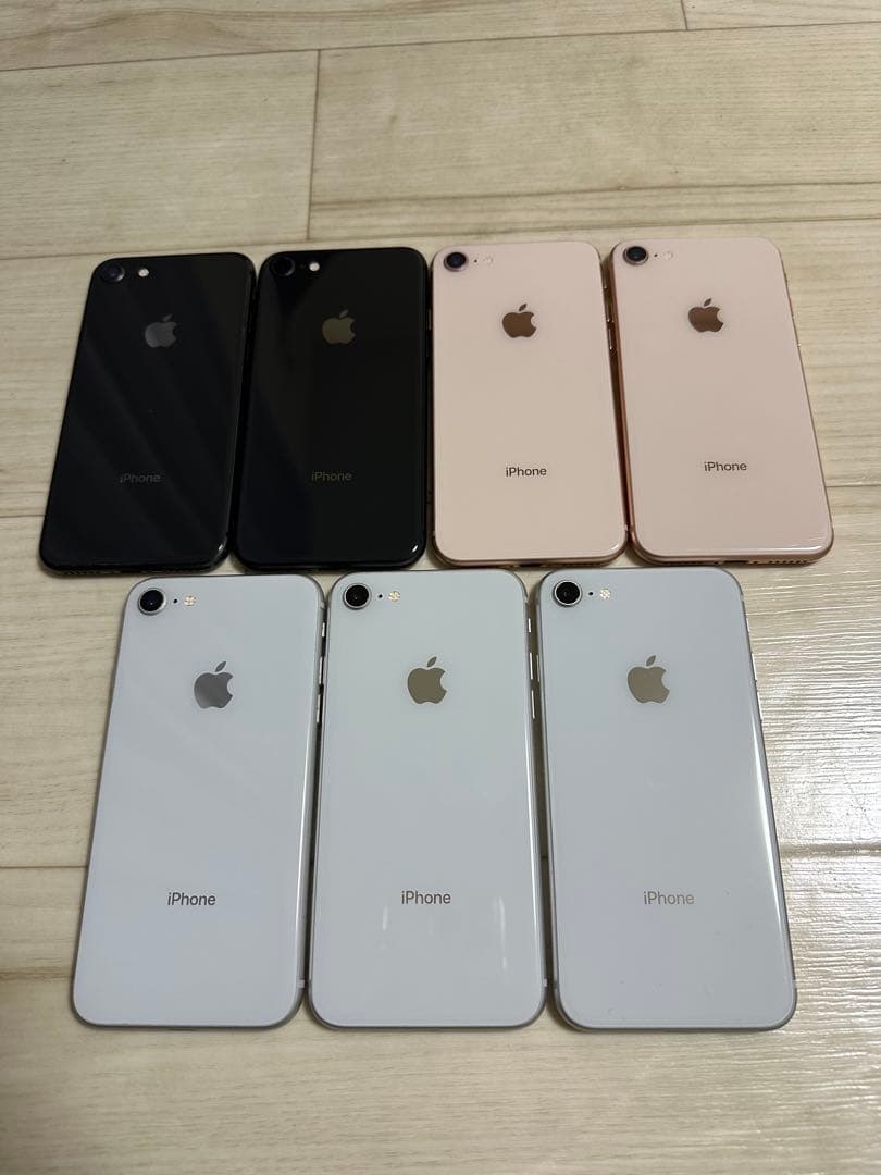 iPhone8 64GB動作品7台まとめ売り！