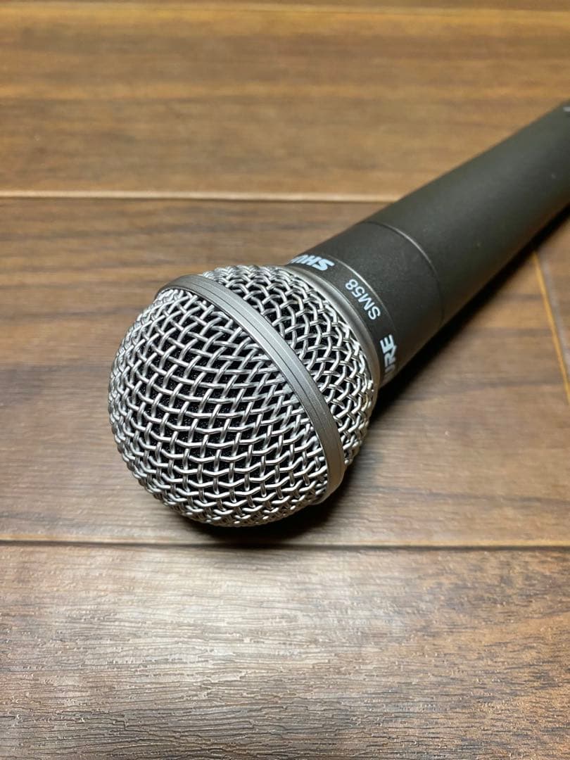【美品】SHURE SM58 ダイナミックマイク スイッチなし