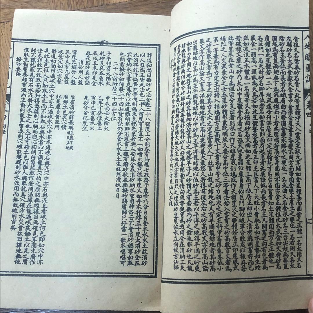 古本　民国版　入地眼全書 中国風水 八卦 陰陽判明　堪輿 古典書　収蔵・研究