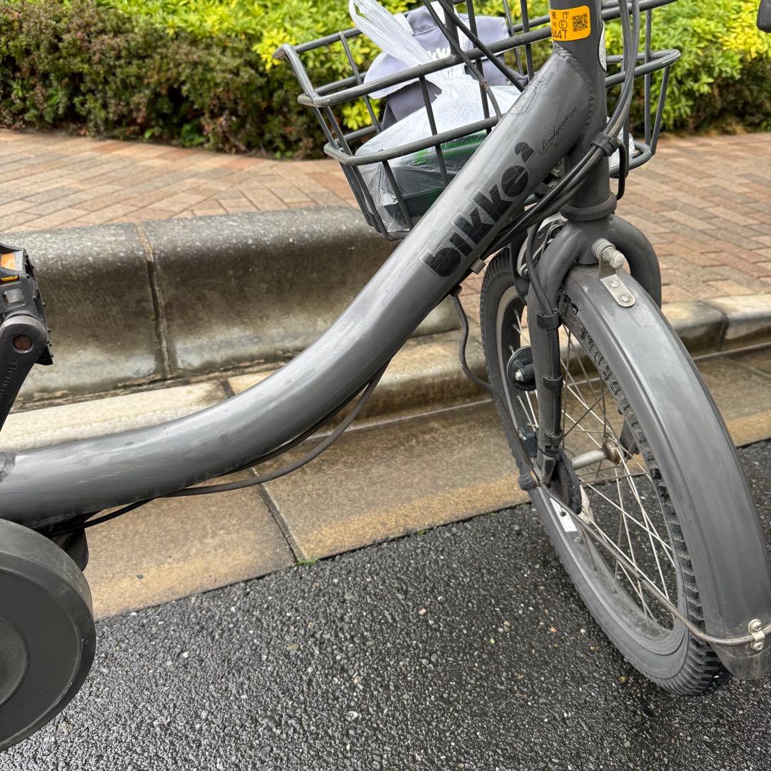 【直接引取】【メンテナンス前提】電動自転車 BRIDGESTONE BIKKE2