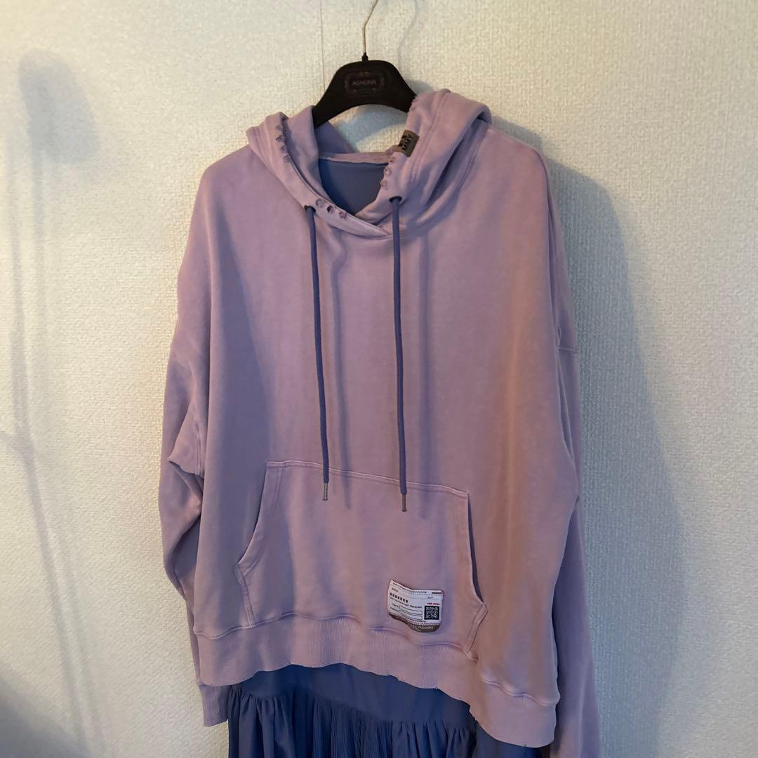 メゾンミハラヤスヒロ　Layered Hoodie Dress ロングワンピース