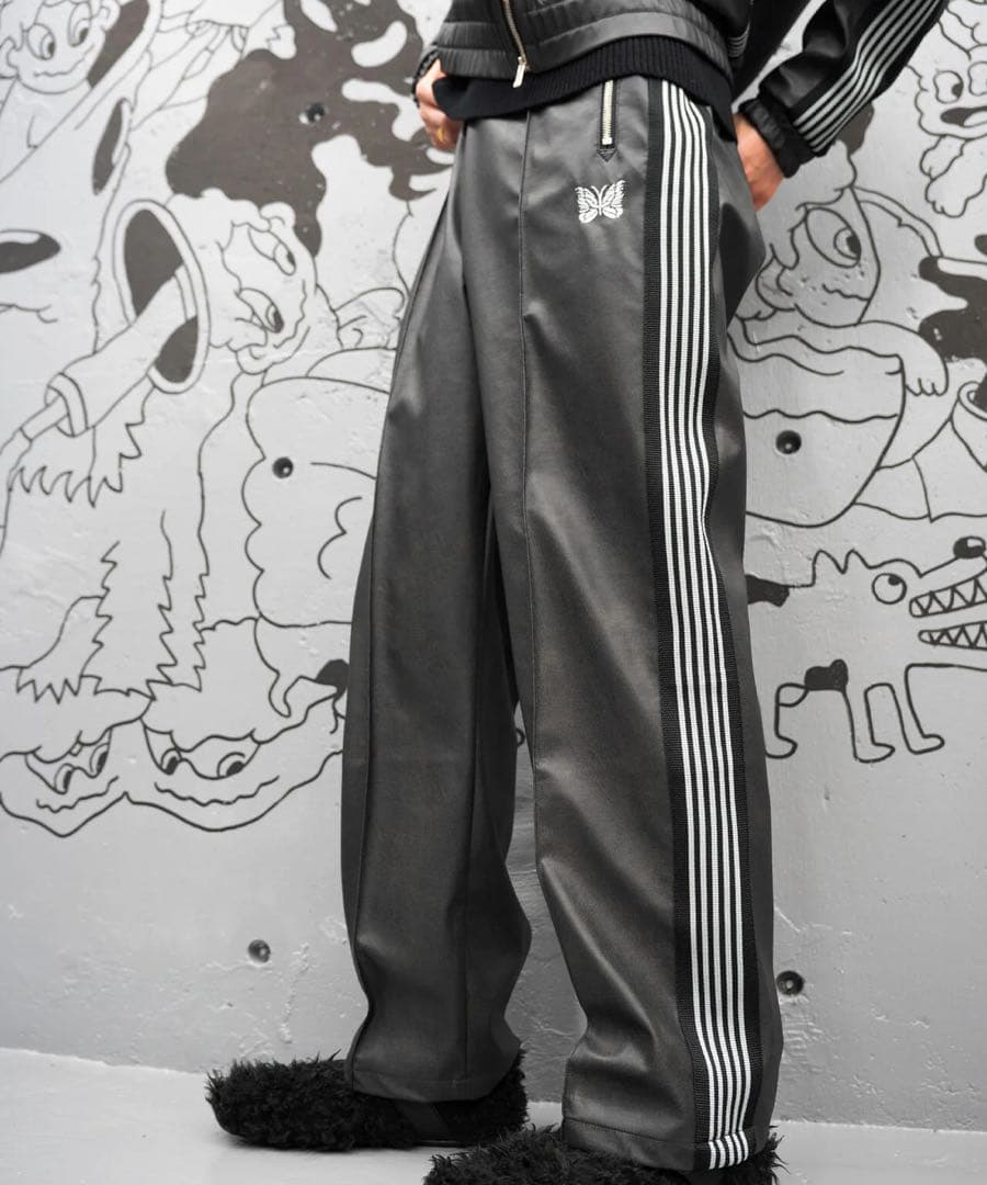 needles LHP別注　25aw トラックパンツ　レザー　XS