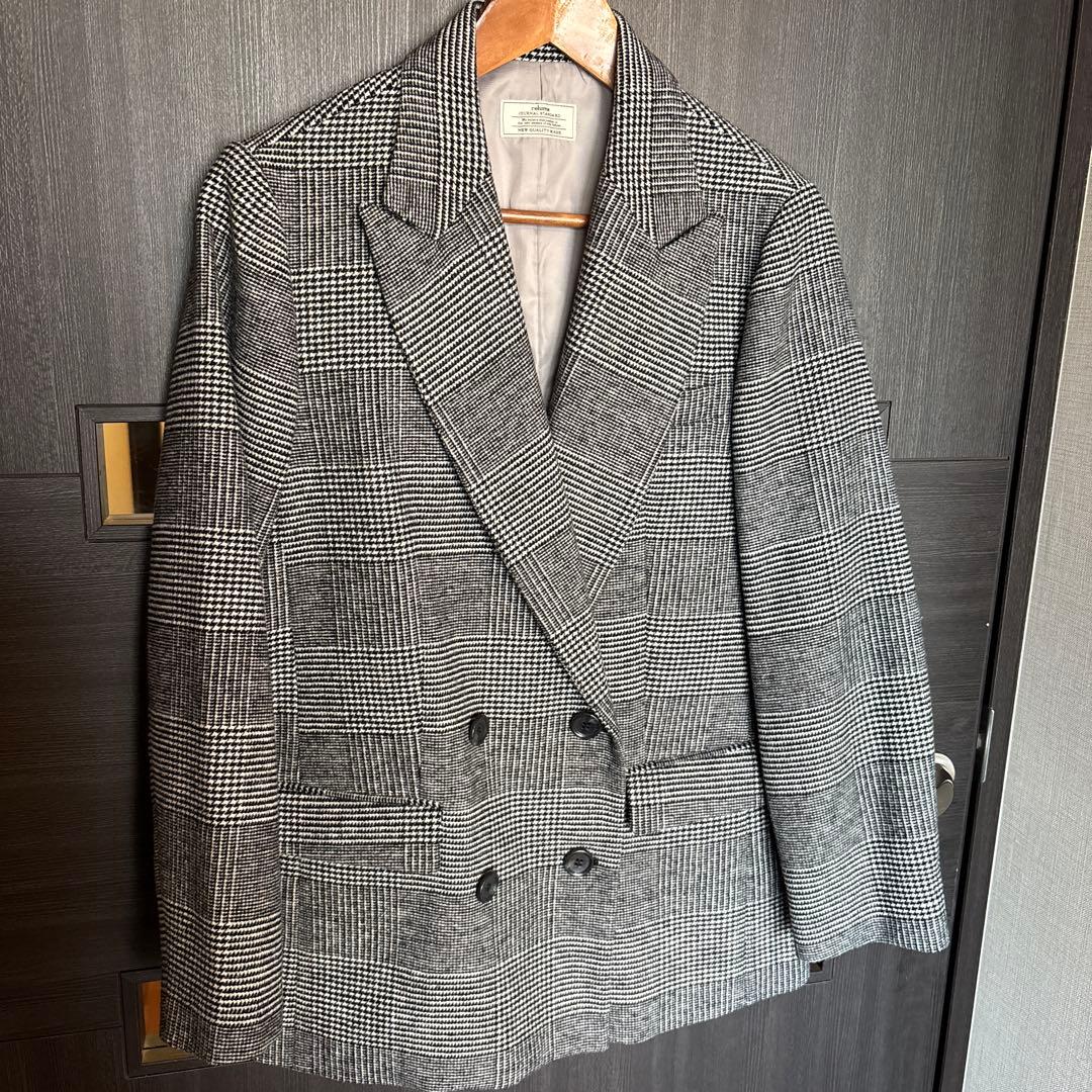 JOURNALSTANDARDrelumeダブルブレストツイード ジャケット卒服