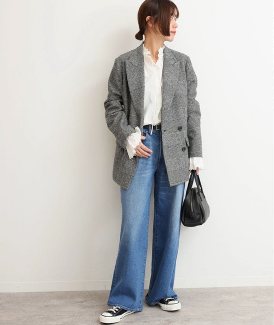 JOURNALSTANDARDrelumeダブルブレストツイード ジャケット卒服