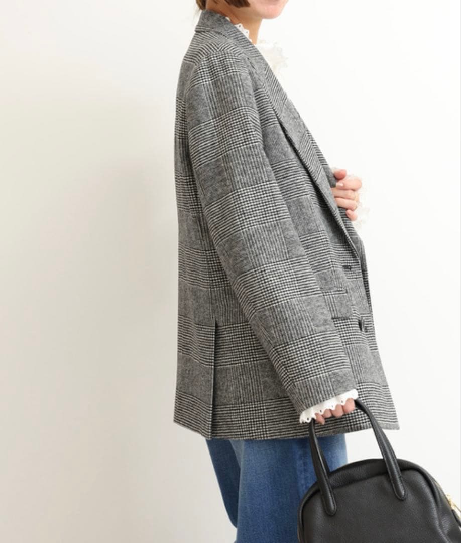 JOURNALSTANDARDrelumeダブルブレストツイード ジャケット卒服