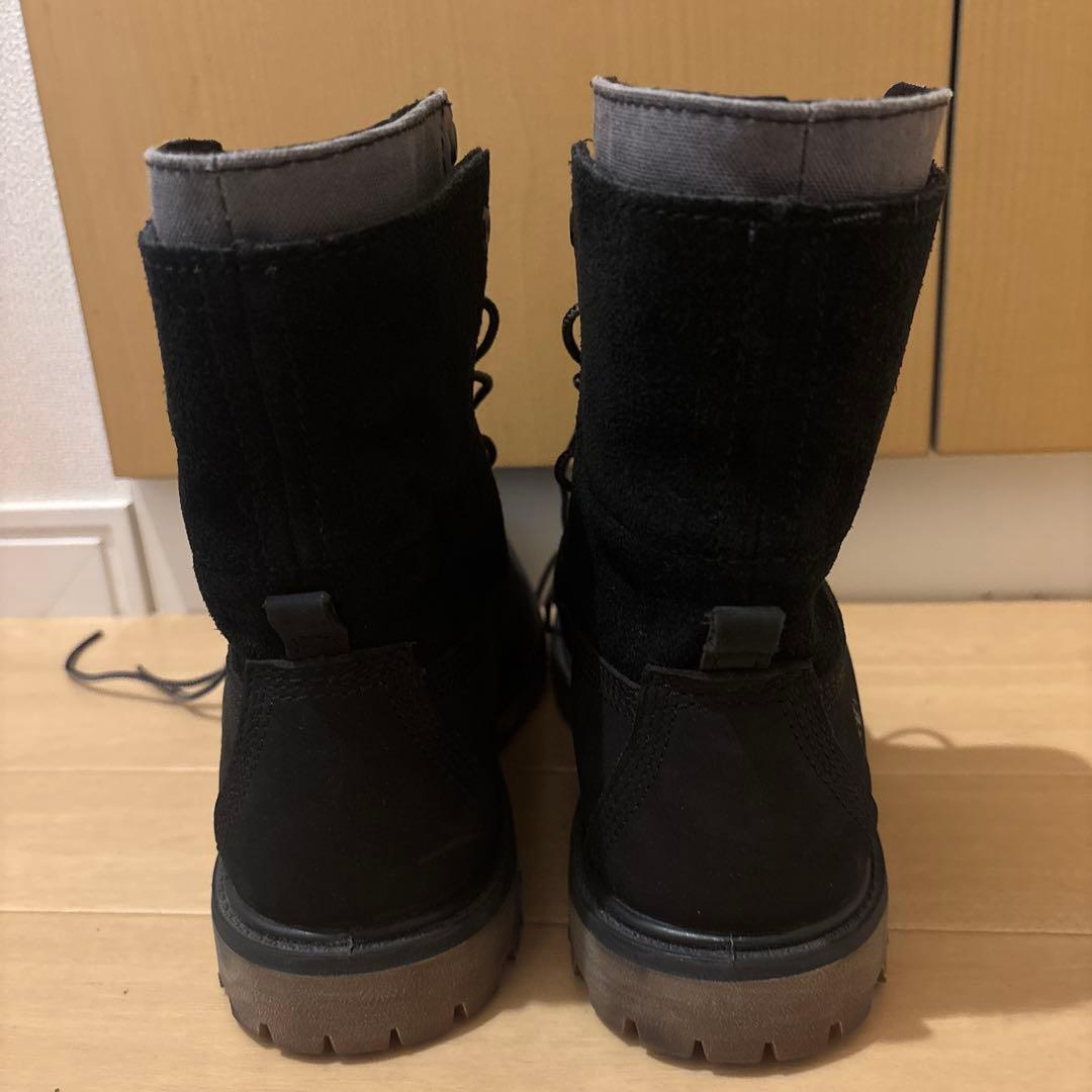 ［美品］Timberland 黒　レースアップブーツ