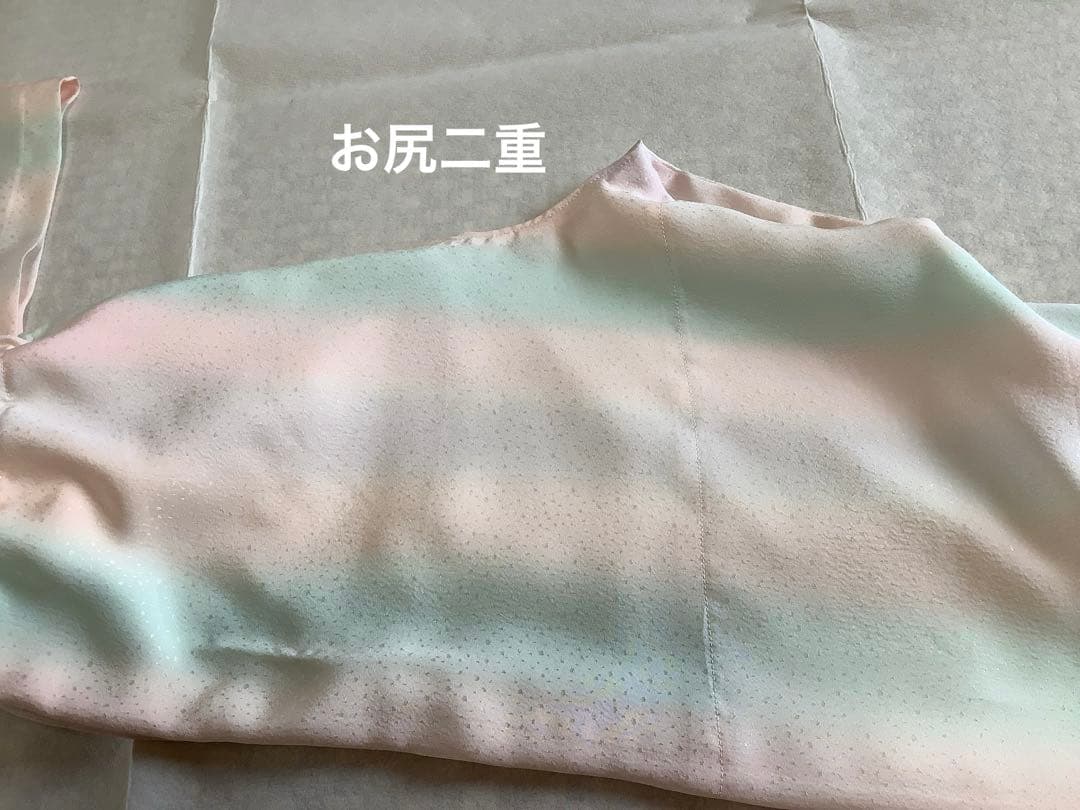 長襦袢反物から仕立てたシルクパジャマ　㉔