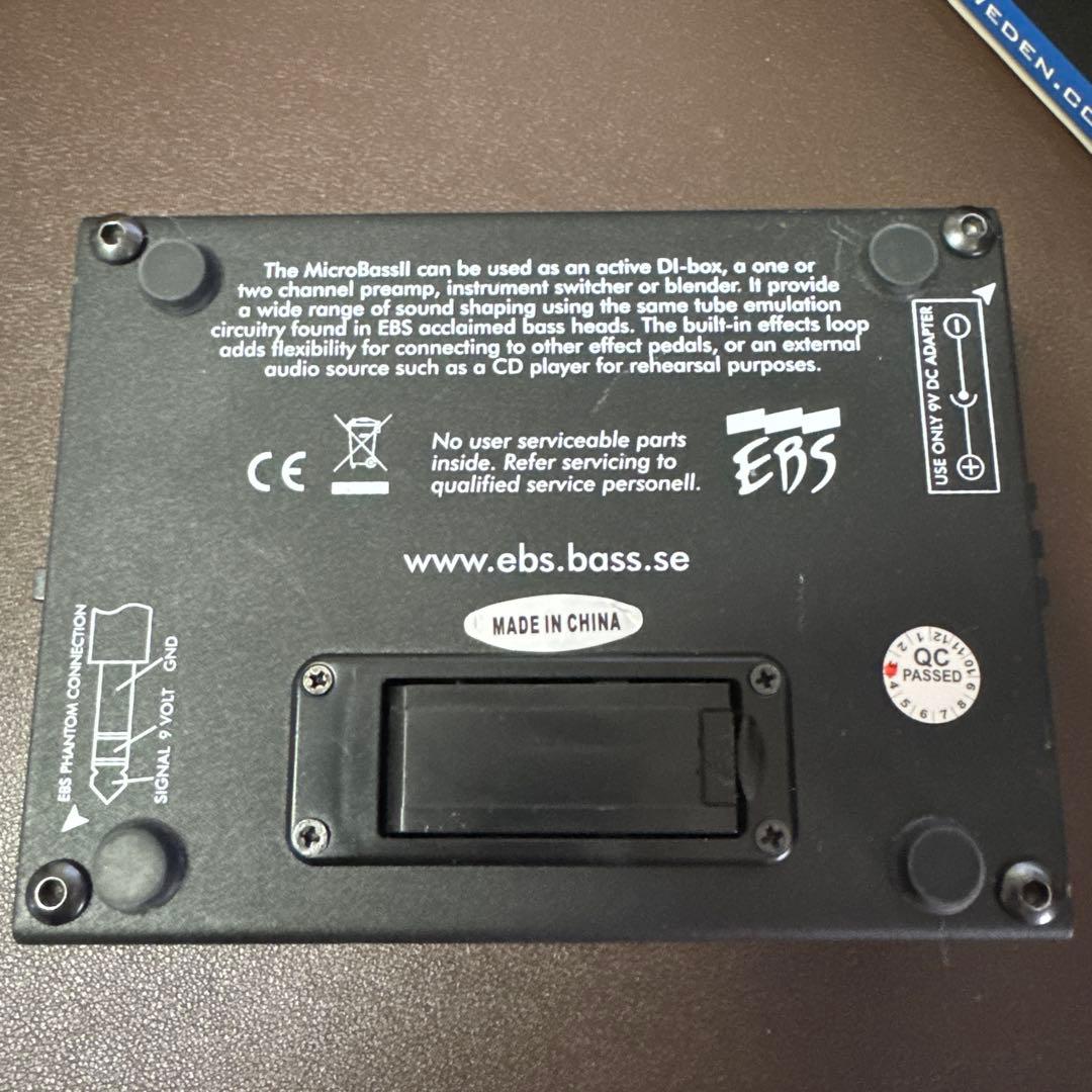 EBS MicroBass II ベースプリアンプ