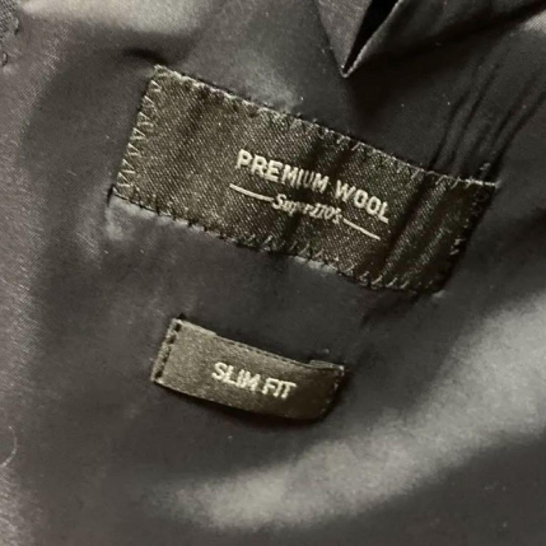 ろっきー様　ユニクロ　ストレッチウールスリムジャケット ネイビー　SIZE 44