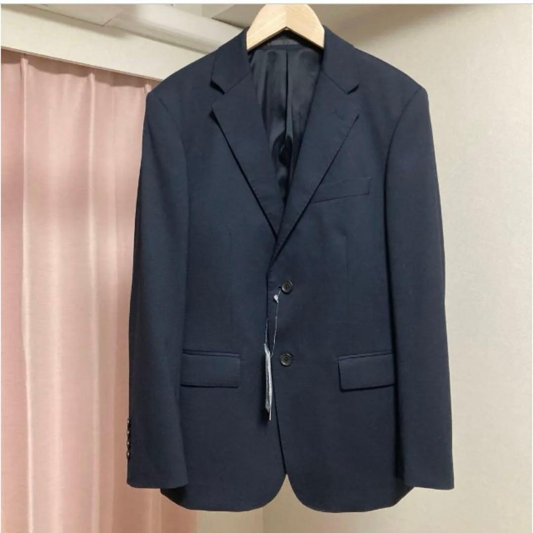 ろっきー様　ユニクロ　ストレッチウールスリムジャケット ネイビー　SIZE 44