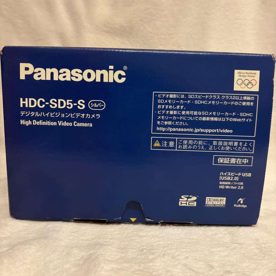 Panasonic デジタルハイビジョンビデオカメラ HDC-SD5-S