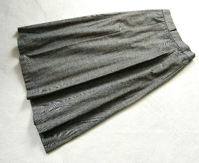 【美品】☆かぐれ☆ウールコットンチェックスカート　ロングスカート