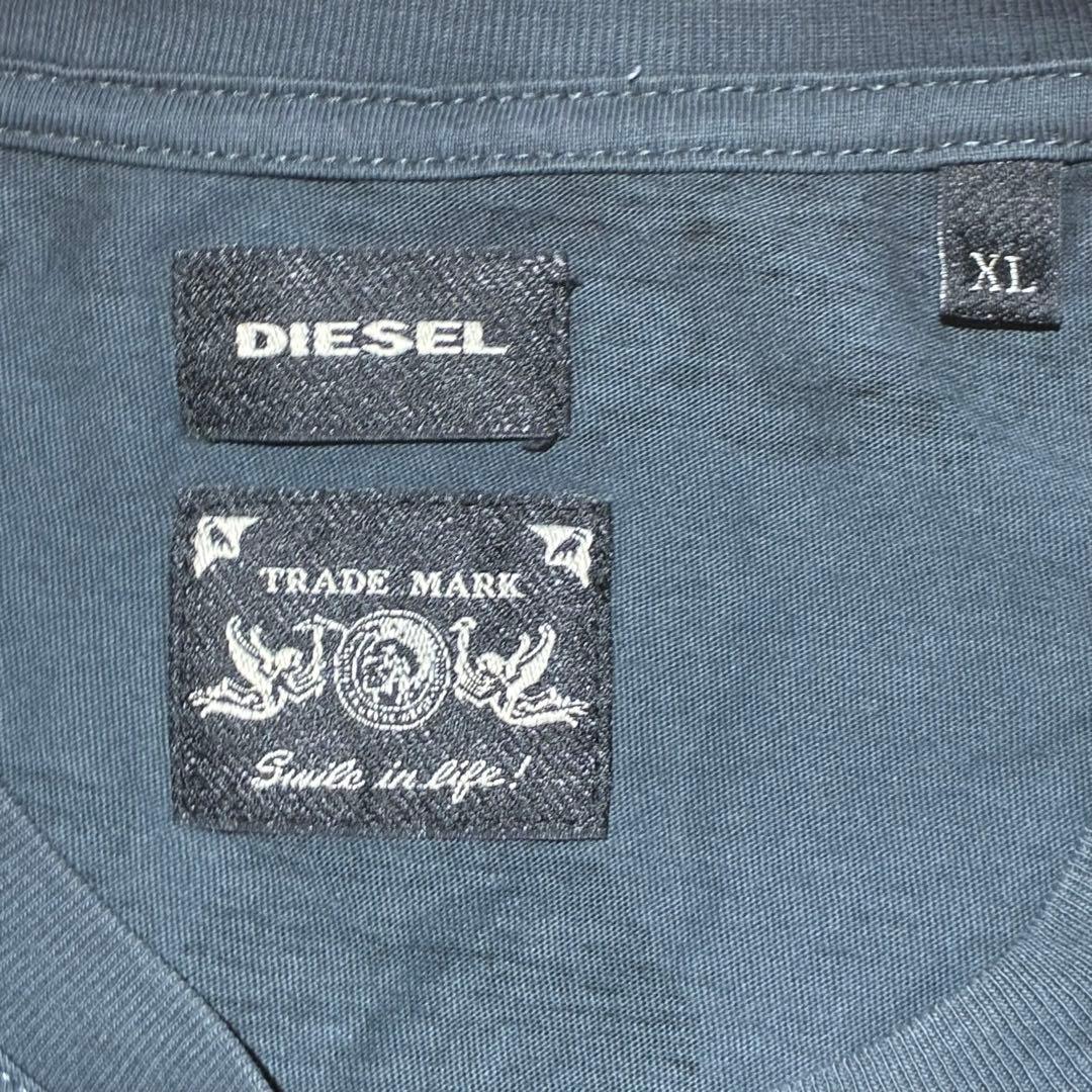 DIESEL 総柄デザイン Tシャツ XL