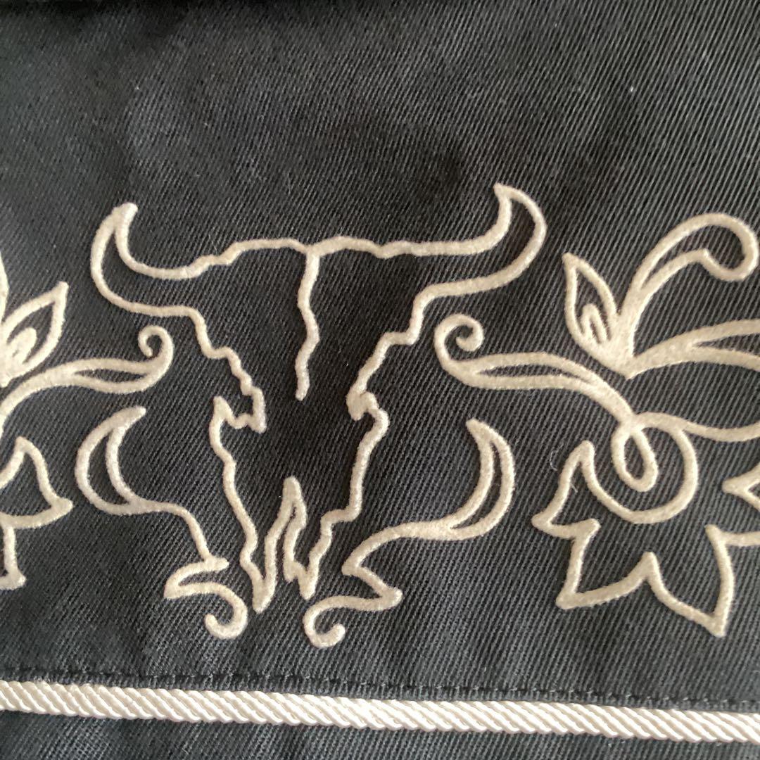 m*o様 PINK DRAGON ブラック刺繍ジャケットビンテージ