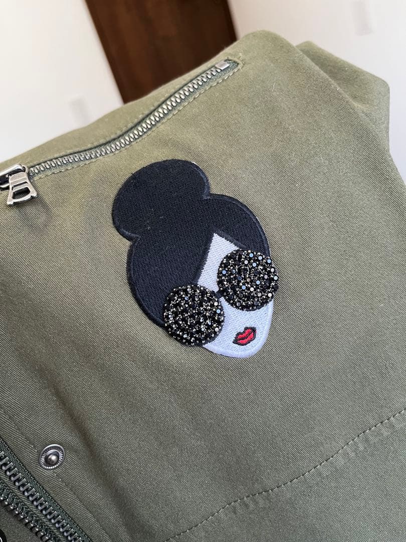 新品 alice+olivia クリスタル刺繍&アップリケ コート