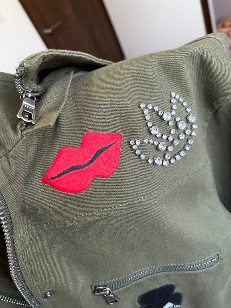 新品 alice+olivia クリスタル刺繍&アップリケ コート