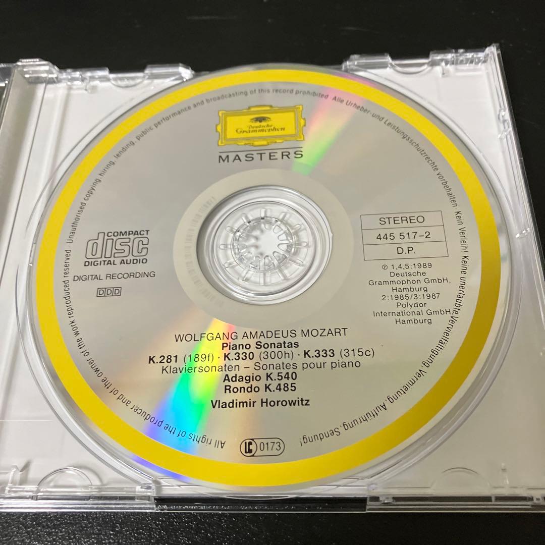 【売約済】ホロヴィッツ／モーツァルト：ピアノ・ソナタ第3.10.13番、他