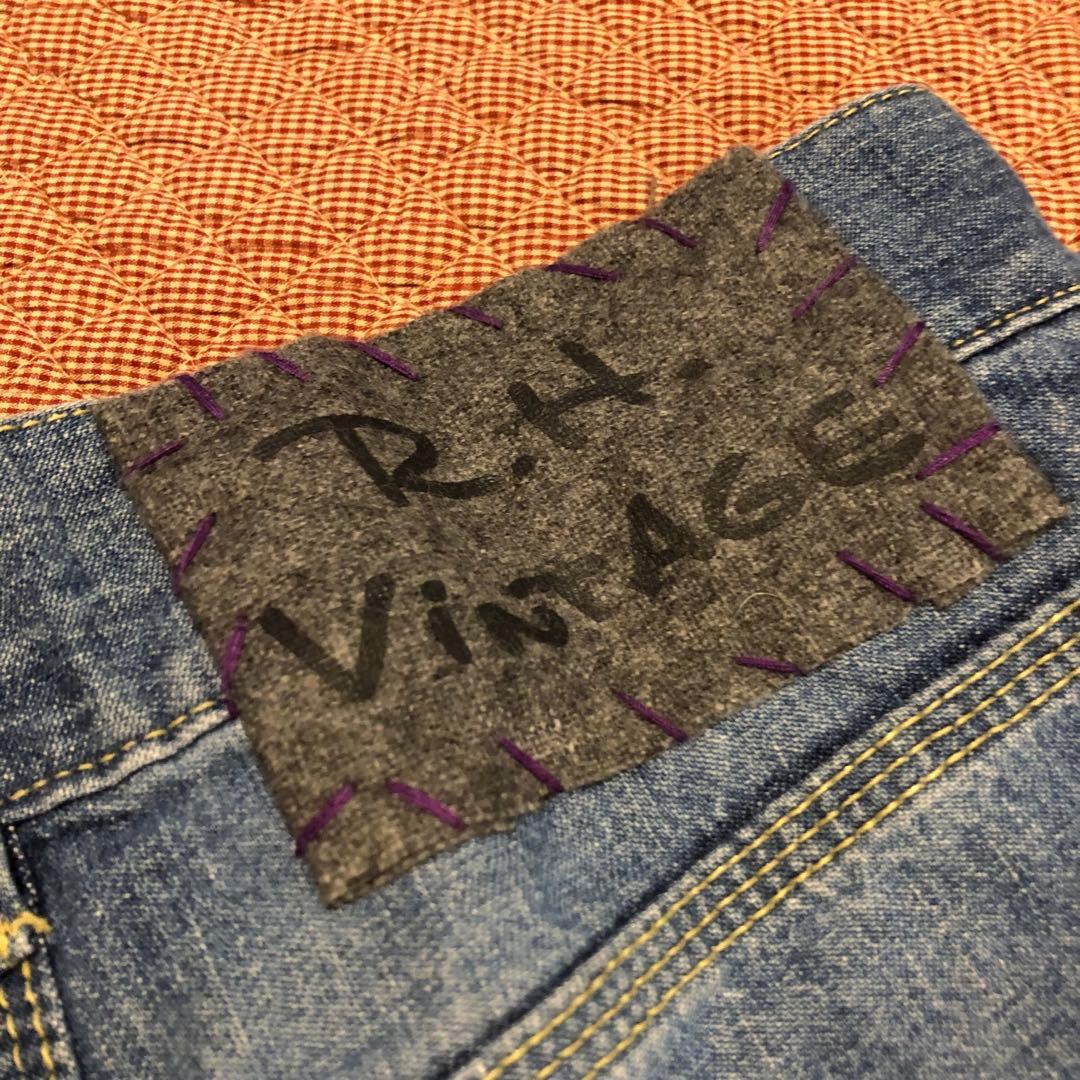 希少 R.H. VINTAGE ストレートデニム 綿100% ロンハーマン 美品
