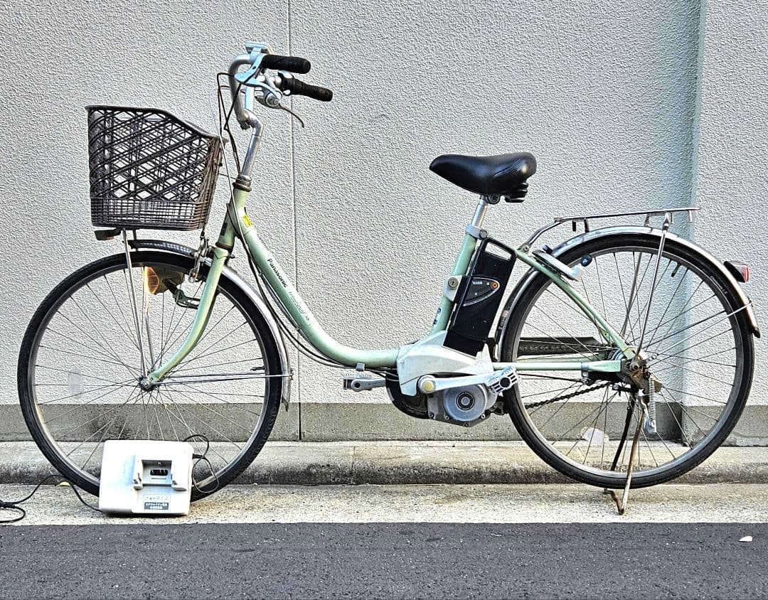 パナソニック♪電動アシスト自転車♪ViVi♪爽やかなターコイズ