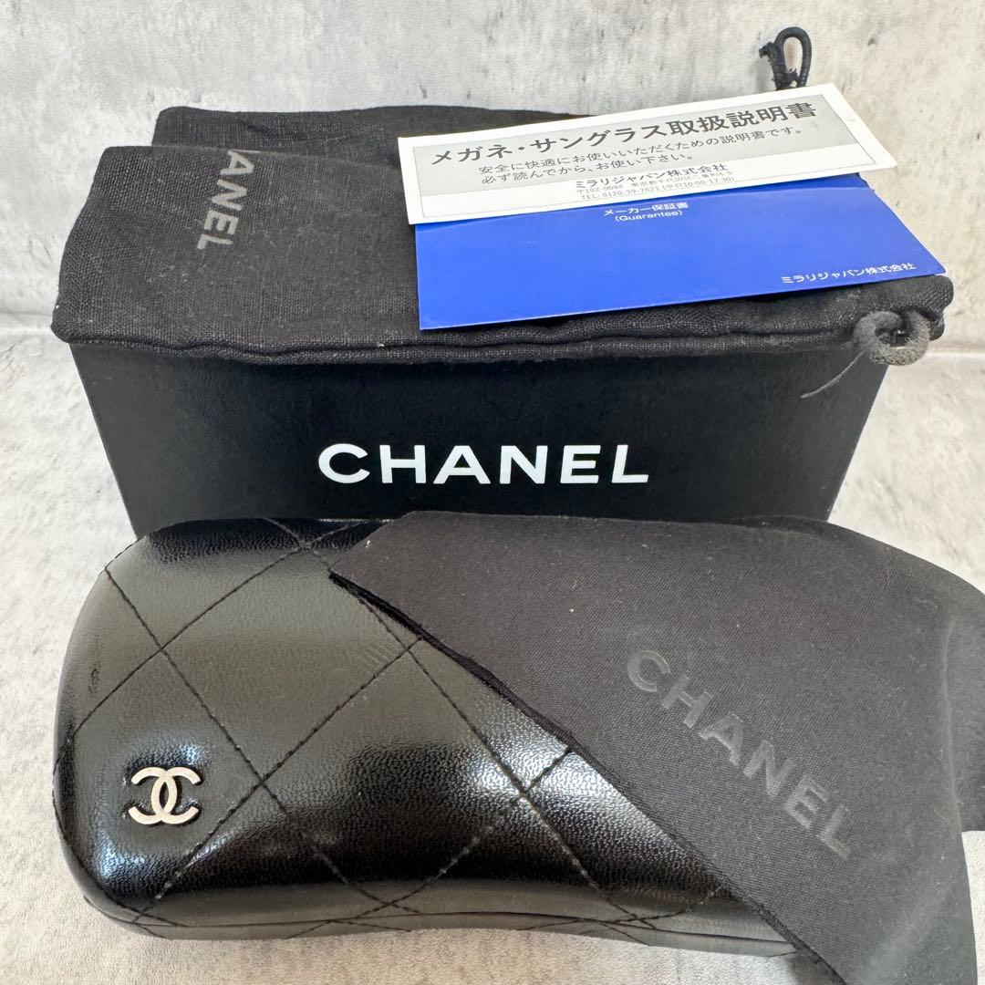 CHANEL サングラス アイウェア ブラック ココマーク 付属品完備