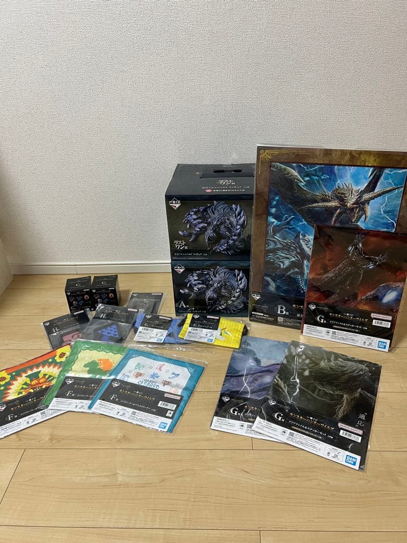 モンスターハンター 一番くじ　 モンハン ラストワン賞、A賞セット＋おまけ
