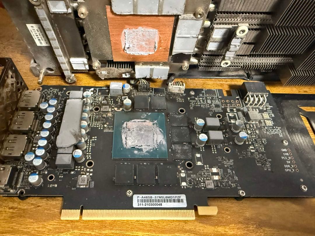 【ジャンク】RTX3070 8GB 通電あり・映像出力なし
