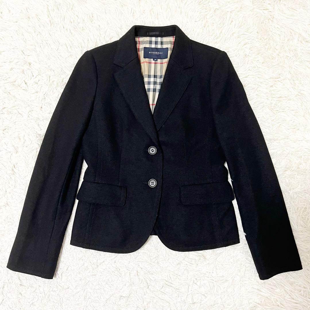 ✨極美品✨バーバリーロンドン　ノバチェック　ジャケット　アンゴラ混　38 M相当
