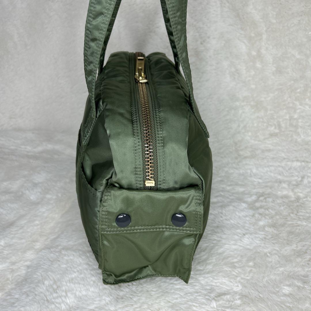 極美品✨ PORTER タンカー ダッフル ボストン バック L セージグリーン