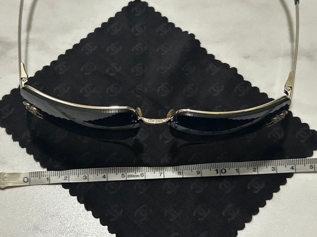 【新品同様】CHANEL シャネル サングラス ココマーク ラインストーン