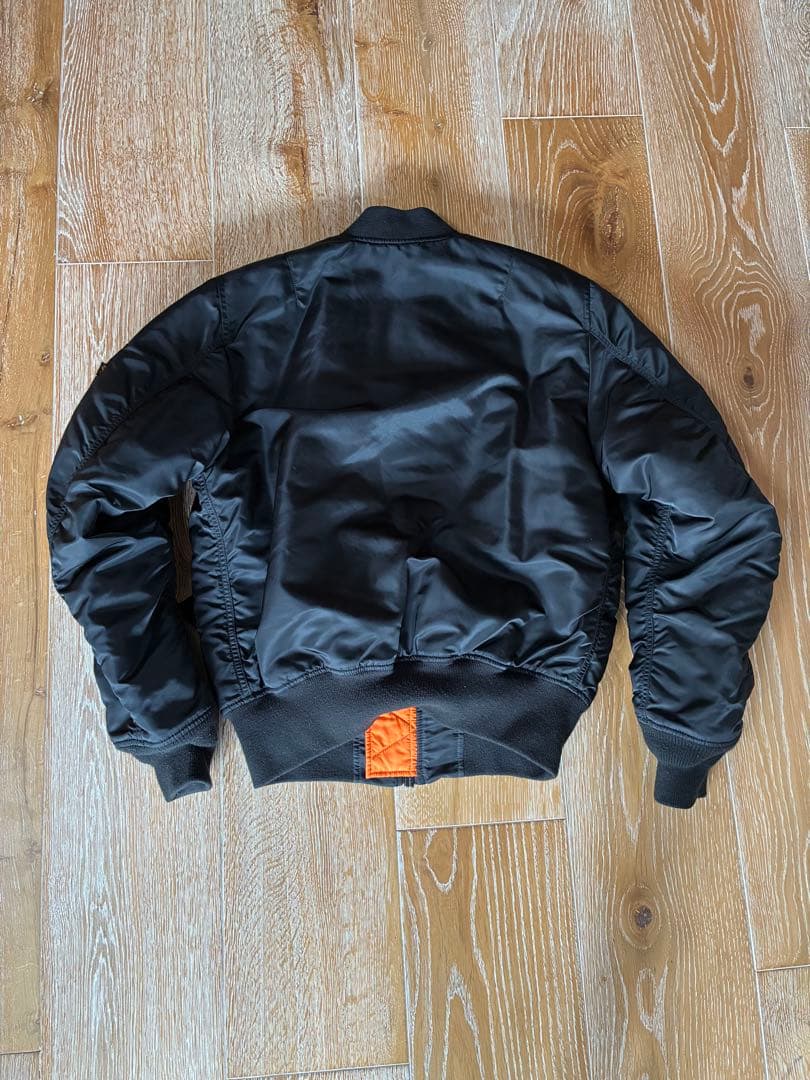 ALPHA INDUSTRIES MA-1 フライトジャケット S ブラック