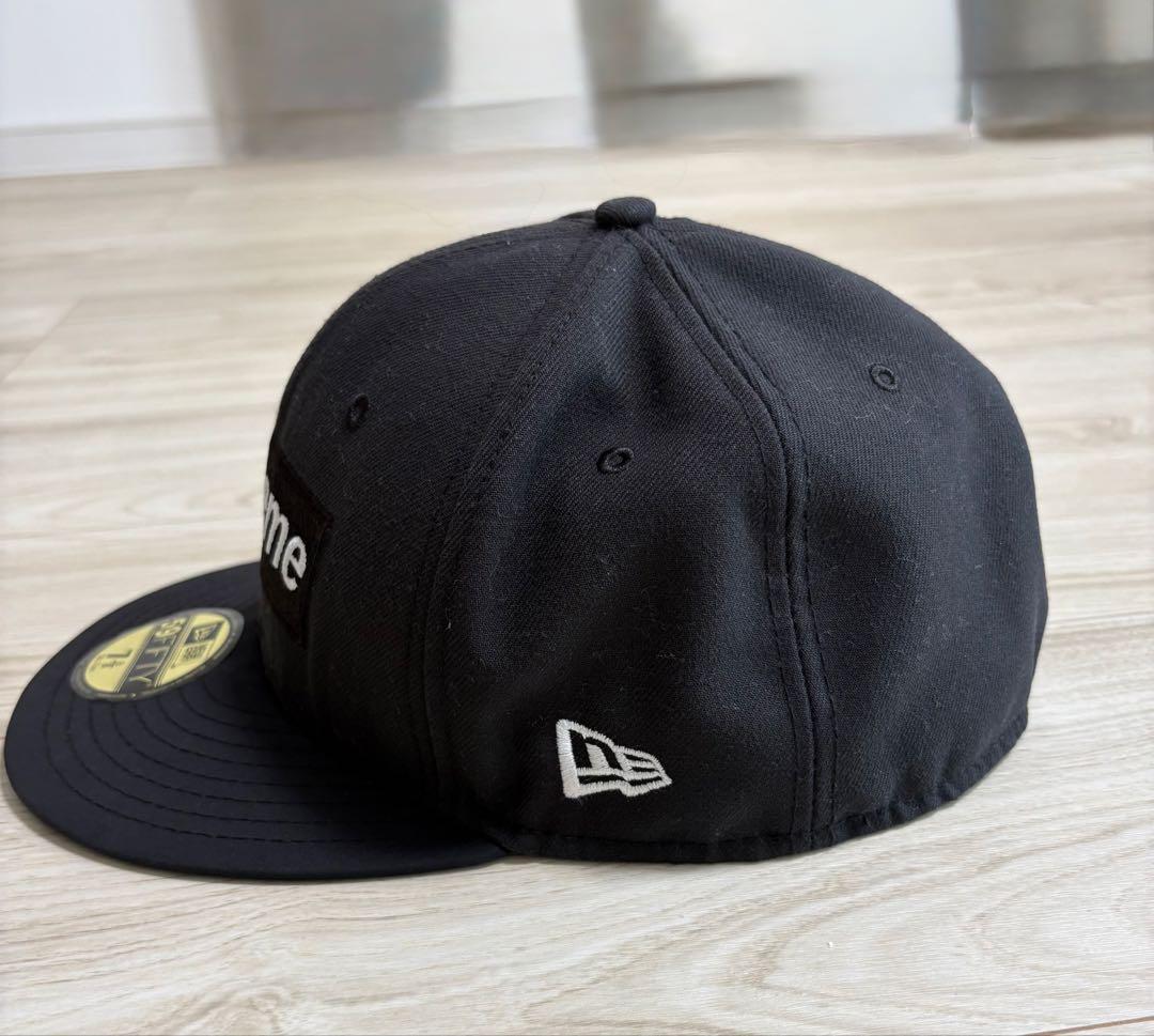 Supreme ベースボールキャップ 黒 7 3/8