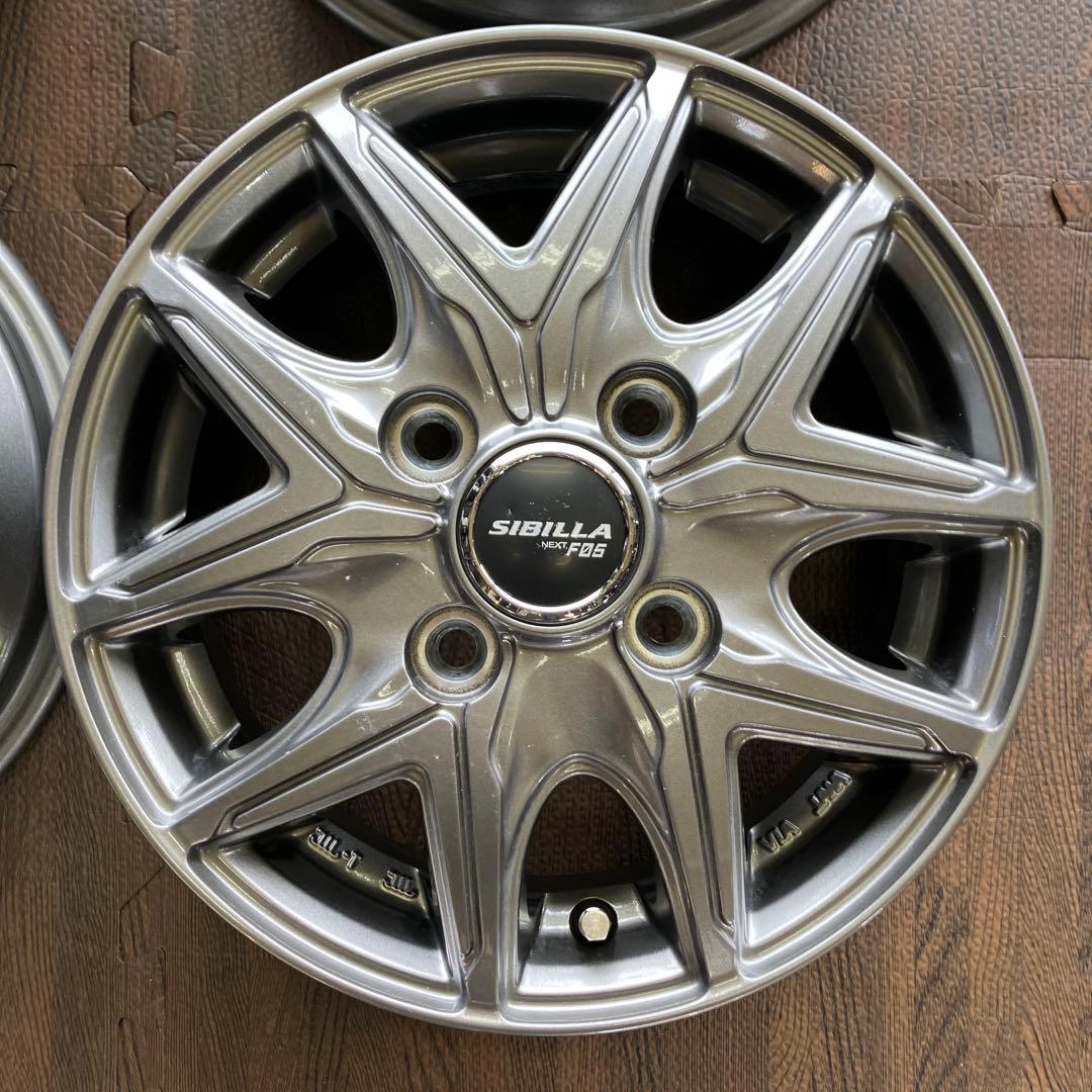 12インチアルミホイール４本セット3.5J 44 SIBILLA