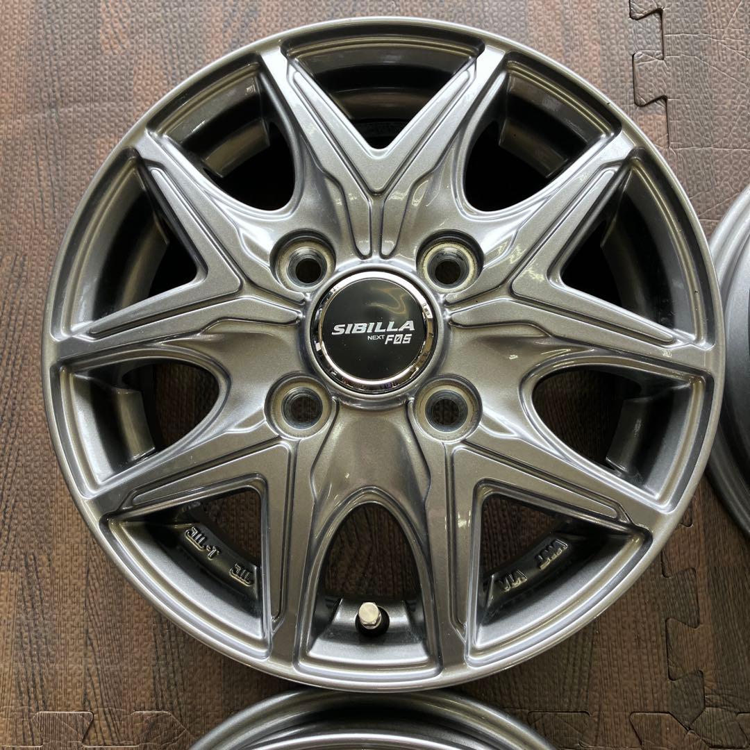12インチアルミホイール４本セット3.5J 44 SIBILLA