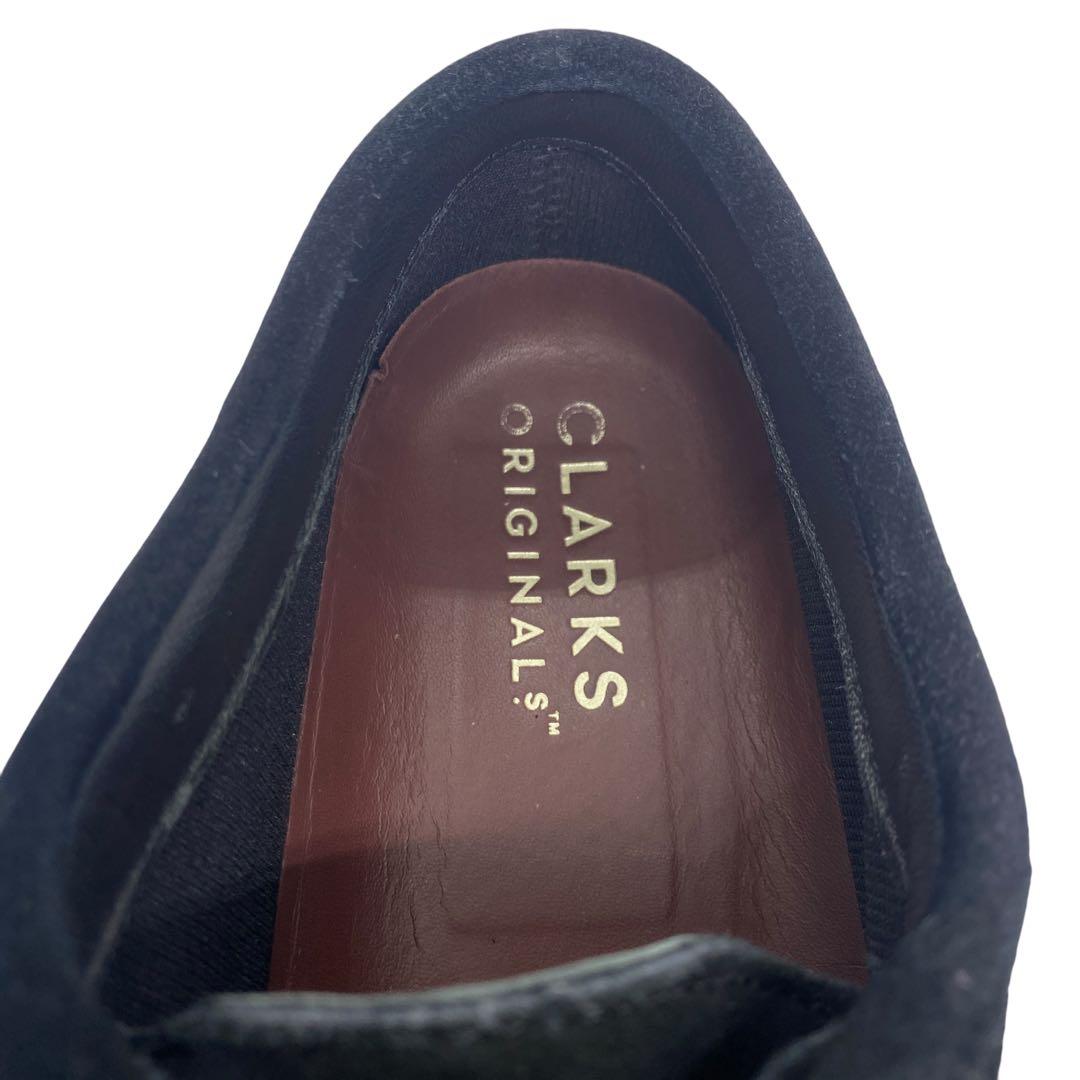 【極美品】 clarks クラークス　25.5cm ワラビー ゴアテックス 黒
