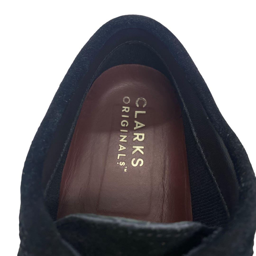 【極美品】 clarks クラークス　25.5cm ワラビー ゴアテックス 黒