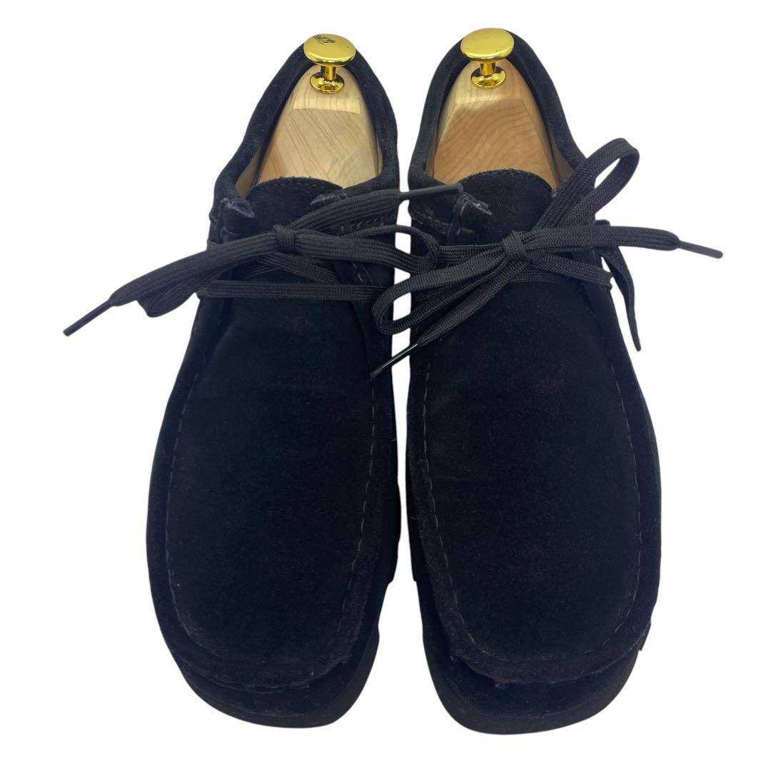 【極美品】 clarks クラークス　25.5cm ワラビー ゴアテックス 黒