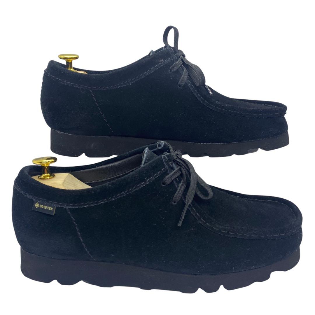 【極美品】 clarks クラークス　25.5cm ワラビー ゴアテックス 黒