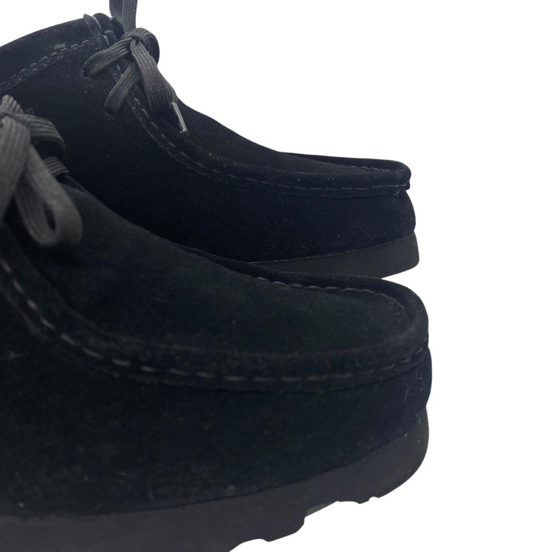 【極美品】 clarks クラークス　25.5cm ワラビー ゴアテックス 黒