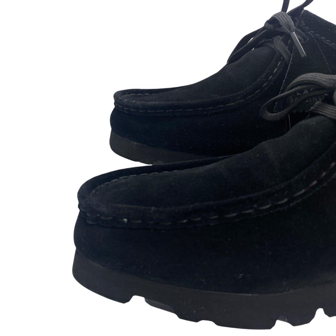 【極美品】 clarks クラークス　25.5cm ワラビー ゴアテックス 黒