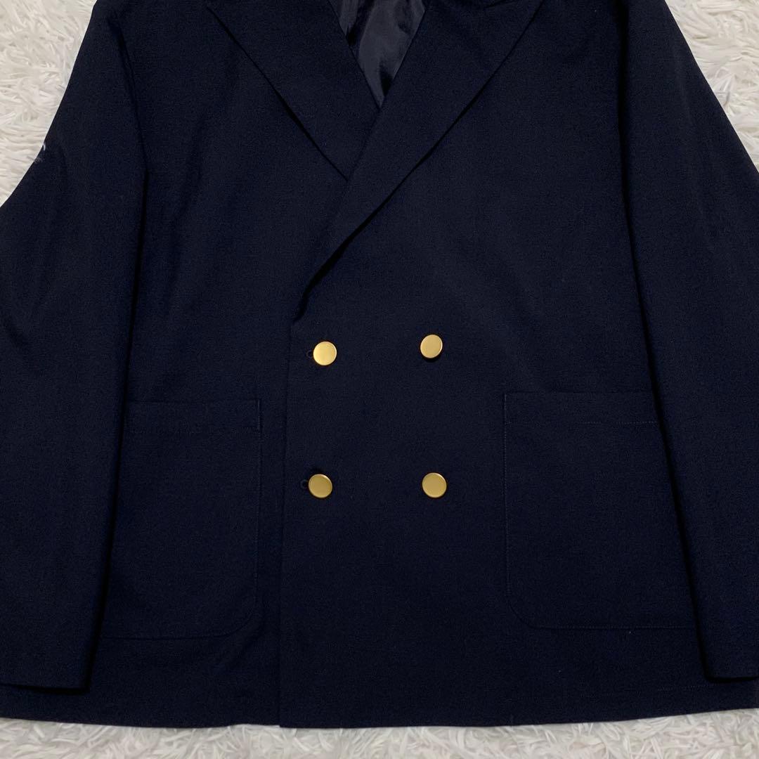 極美品✨ジャーナルスタンダード 紺ブレ ダブル 金ボタン 大きいサイズ Lサイズ