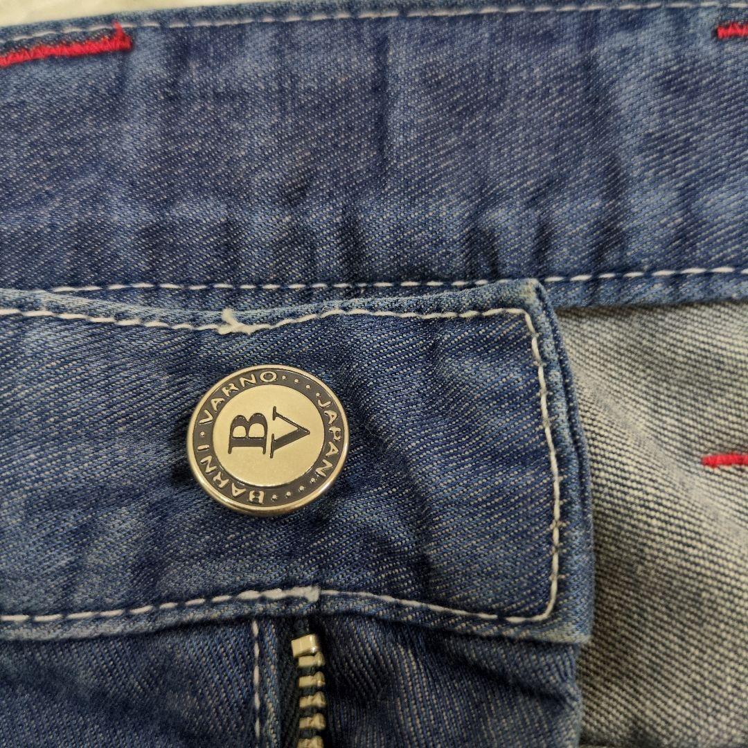 バーニヴァーノ BARNI VARNO　デニム　ワッペン　M（76〜84）