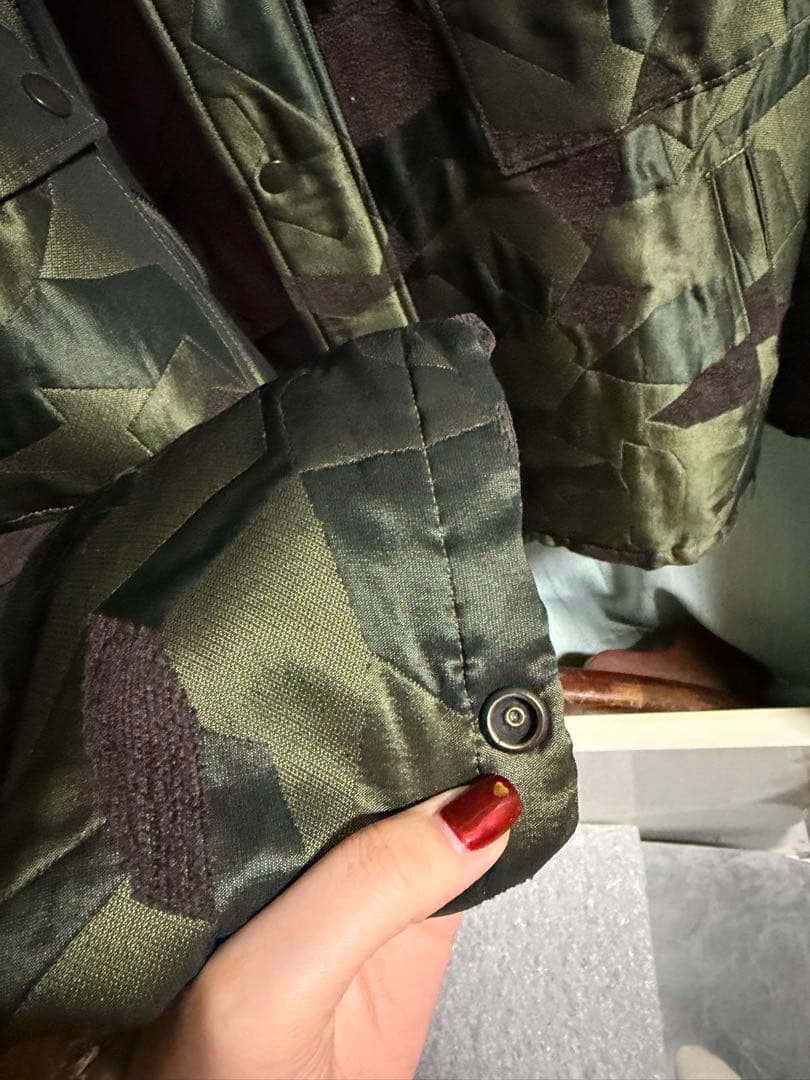 ジャケット・アウター Needles C.P. Jacket PE/AC Stone Camo Jq.