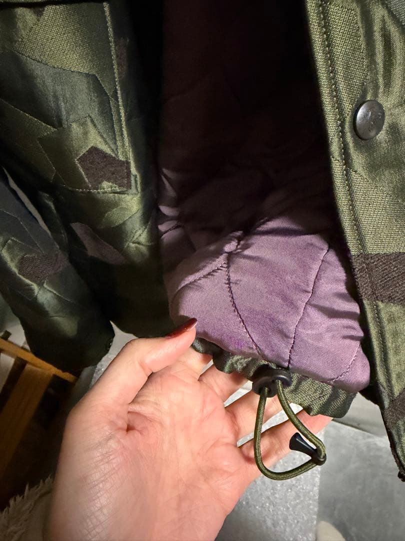 ジャケット・アウター Needles C.P. Jacket PE/AC Stone Camo Jq.