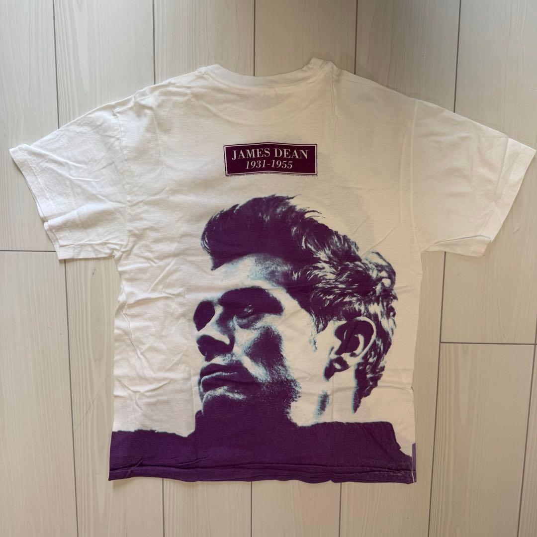 80s− JAMES DEAN ジェームズディーン 総柄 Tシャツ