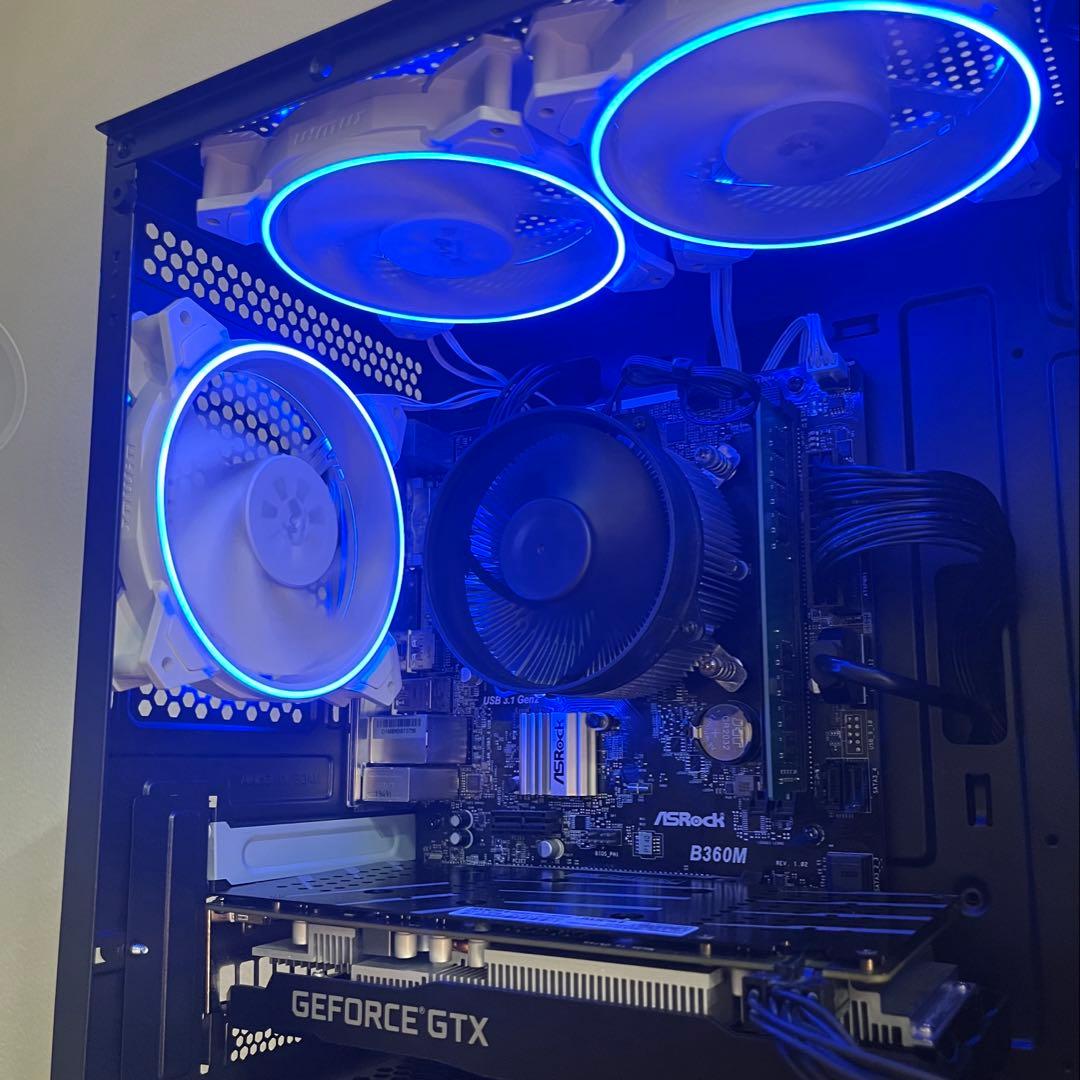 【美品】ゲーミングPC (新品ケース+ARGBファン付1万円相当)