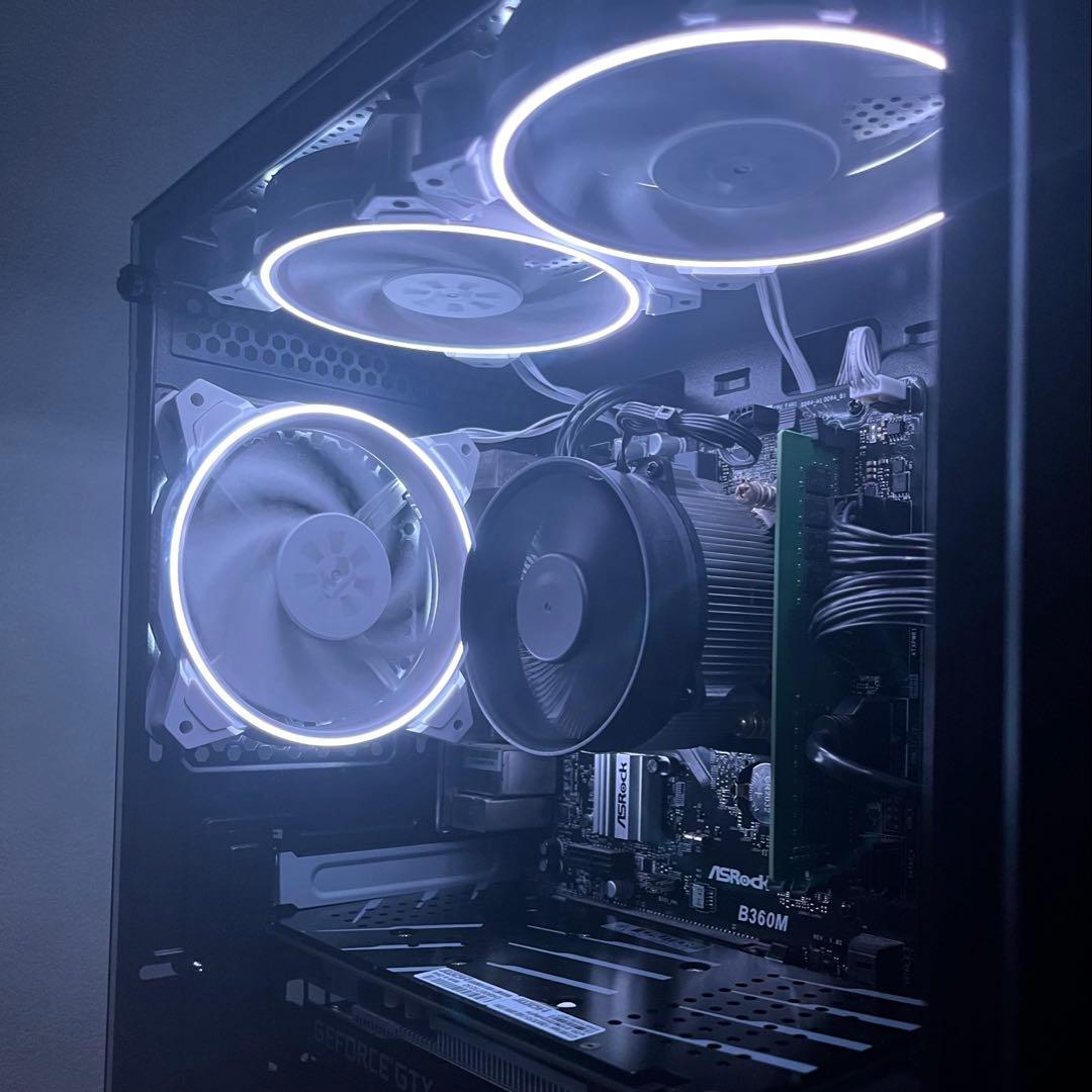 【美品】ゲーミングPC (新品ケース+ARGBファン付1万円相当)