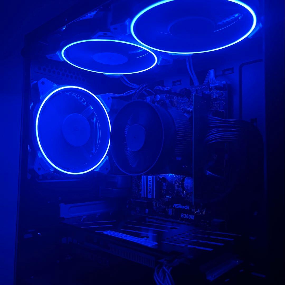 【美品】ゲーミングPC (新品ケース+ARGBファン付1万円相当)