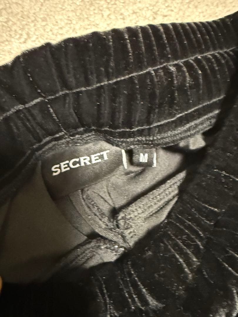 secretセットアップ ベロアセットアップ