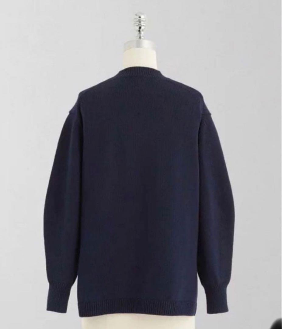 <LOEFF(ロエフ)>コードヤーンボックスクルーネックニット