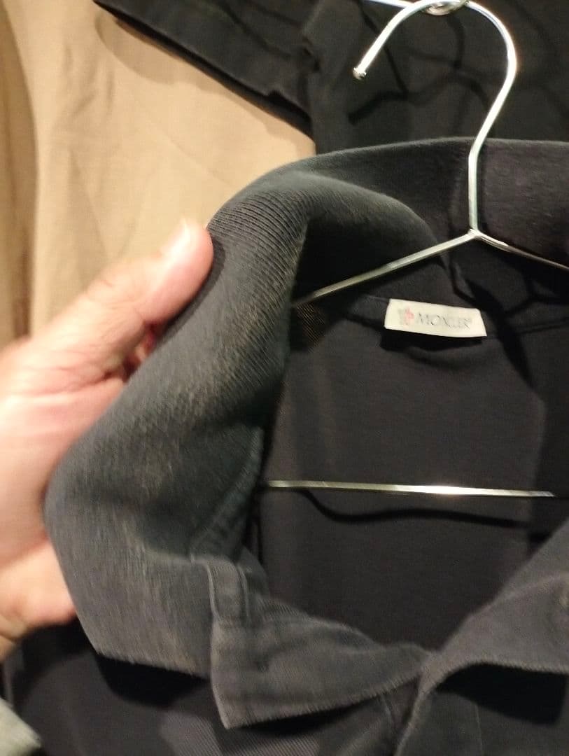 (正規品) MONCLER ポロシャツ / S / Black /
